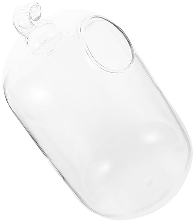 VERDANVERSE Suspension Vase Transparent pour Poissons et Plantes Aquatiques Aquarium Suspendu Empilable Décoration Maison et Bureau