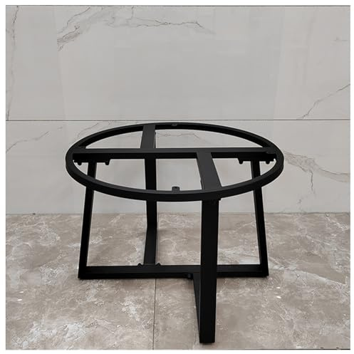 Struttura rotonda in metallo Altezza 42,9 cm/72,9 cm Base di supporto durevole impermeabile e resistente all'usura per tavoli da pranzo, scrivanie e tavolini da caffè, capacità di carico 6 kg con