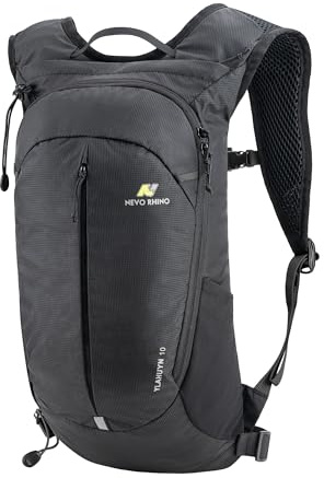 N NEVO RHINO Small Hiking & Trekking Backpack, 10L Lightweight Travel Backpack, Hiking Daypack for Women Men