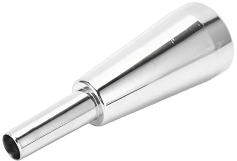 TOPINCN Embout de Trompette 3C épais et Lourd pour une Production Sonore Riche pour la Plupart des Trompettes Standard (SILVER)