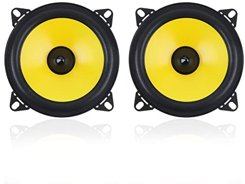 2pcs 4 inch 10CM 60W 2-Way Full Range Frequency Car Audio Stereo Speaker Car Speaker Automobile Loudspeaker