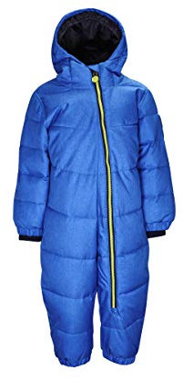 Killtec Kinder Skioverall Karter Mini - Schneeanzug mit Kapuze - 10.000 mm Wassersäule - Skianzug für Mädchen und Jungen, royal, 110/116, 34238-000