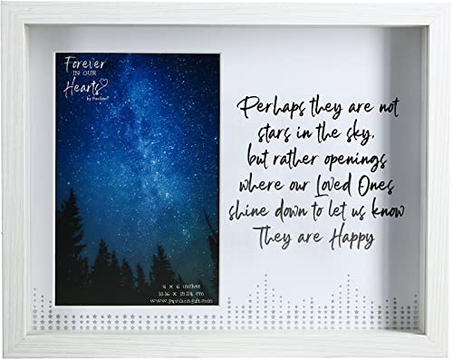 Pavilion Gift Company Perhaps They are Not Stars in The Sky 7.5x9.5 Inch Easel Back Vertical Picture Frame, Silver