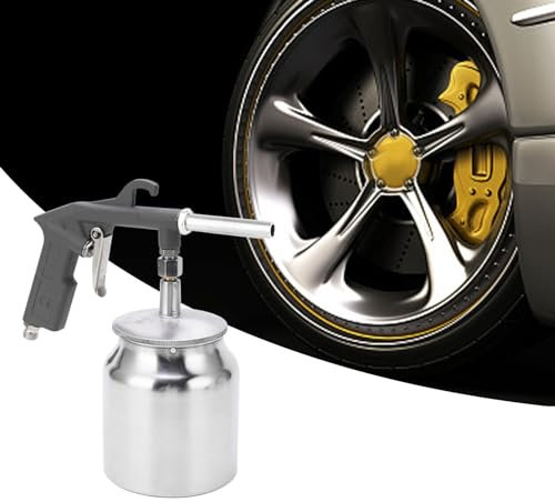 Sandstrahlpistolen-Set, Tragbarer Luft-Sandstrahler mit Spritzpistolen-Werkzeug für Rost- und Schmutzentfernung, Glasätzen