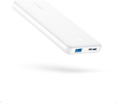 Anker Power Bank, Compact Portable Charger 10,000mAh, One of the Slimmest and Lightest Battery Pack with High-Speed USB C Input & Output for iPhone 16/15 Series, iPad, Samsung Galaxy, Pixel, and More