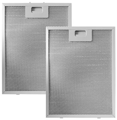 2 Pcs Cooker Hood Filter Aluminum Hood Grease Filter 320x260mm 5-Layer Universal Extractor Fan Extractor Fan Filters for Many Leading Range Hoods