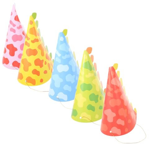 PERSELOSO 10 Pezzi Cappellini Compleanno Tema per Decorazioni per Feste Compleanno Giocattoli per Foto e Atmosfera Festiva Facili da Indossare e Comodi