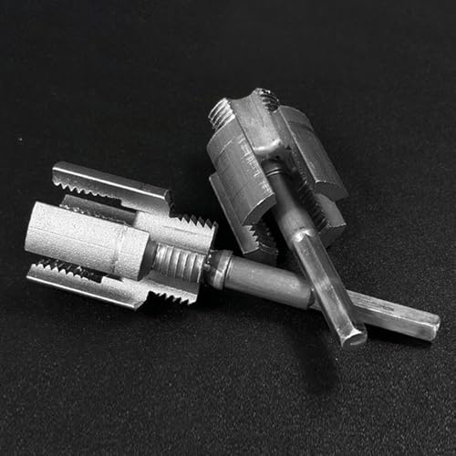Filettatrice Per Tubi In PVC,Attrezzo Integrato Per Filettatura Tubi - Attacco Taglio Fresa Trapano Antiscivolo Espansione Tubo Acqua Idraulica Giardino Congelatore