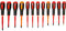 Bahco BE-9878SL Ergo 12 Piece VDE Insulated Slim Blade Screwdriver Set SL/PH/PZ/TX