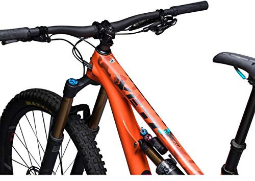 Dyedbro MTB-Rahmenschutzfolie Schwarz