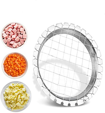MOVKZACV - Taglierina per uova in acciaio inox, per frutta e cubetti di frutta