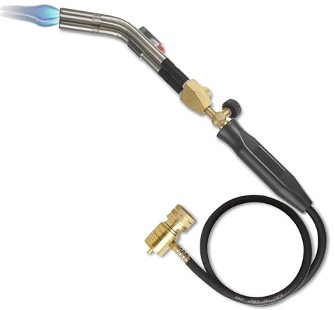 Double Head MAPP/Propane Torch Self Ignite Gas Welding Torch With 55 Inch Hose