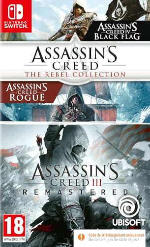 Compilation Assassin's Creed Rebel + Assassin's Creed 3 Liberation Remastered CODE IN BOX FRA SWITCH