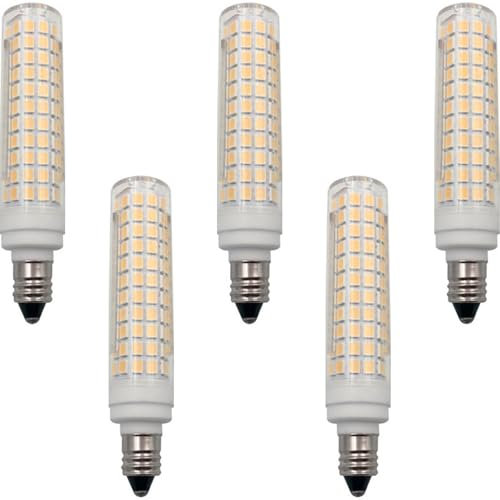 E11 LED-Glühbirne 15W, 220V-240V, 150W Halogen-Glühbirne äquivalent, 1500LM, E11 Bi Pin Sockel Glühbirnen für Kronleuchter Heimbeleuchtung dimmbar(Warmweiß)