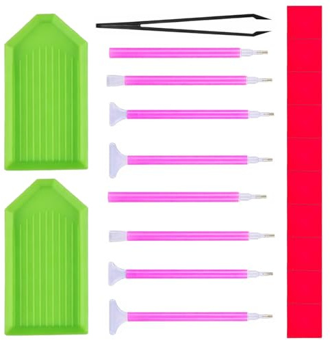 BOBITALK 21 pezzi di accessori per diamond painting, penna per diamond painting, penna per diamond painting, penna per diamond painting