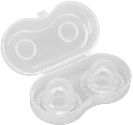 Yinhing 2 Ventose Correttori per Capezzoli in Silicone Trasparente per Allattamento Al Seno, Ideali per le Donne Incinte, Comodi Aiuti Infermieristici, Capezzolo Efficace per l'aumento del Latte