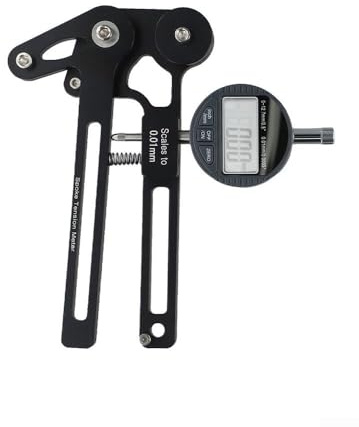 Besttoolifes Misuratore di tensione per raggi di bicicletta per ruote da 26/27,5/29 pollici, strumento di costruzione di cerchi in lega di alluminio CNC con display meccanico o elettronico