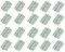 10 Pairs of Door Hinge 3 75mm Ball Bearing Hinges Polished Chrome Suit Internal Doors Pair (10)