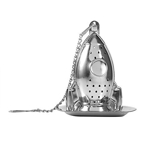 Tea Infuser,Stainless Steel Loose Tea Leaf Infuser Ball Strainer Filter Diffuser Herbal Spice Rocket Shape