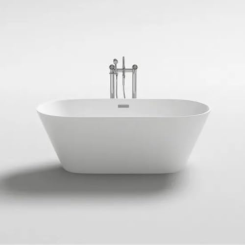 Bagno Italia vasca da bagno 170x80x58h o160x80x58h cm freestanding bianca design moderno centro stanza I
