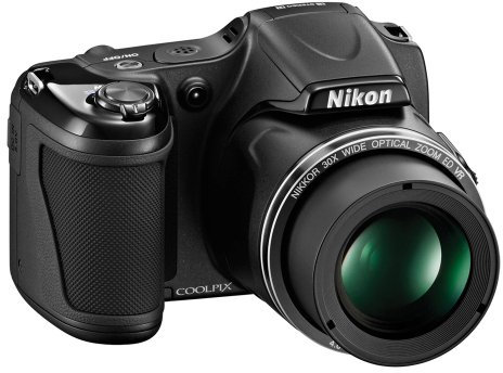 Nikon COOLPIX L820 16MP CMOS Digital Camera with 30x Zoom Lens and Full HD 1080p Video Black (Renewed)