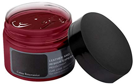 Professional Leather Shoe Polish - Professional Shoe Polish with Carnauba Wax for Coloring and Polishing, Smooth Leather Shoes and Boots, Beeswax Cream for Products, Wine Red, Consulte la