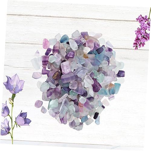 ORFOFE 1 Paquete De Gravas Coloridas Cristales Naturales Gravas De Jardín Gravas para Peceras Gravas De Vidrio