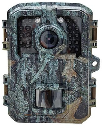 MotiveTech Fotocamera per La Fauna Selvatica con Obiettivo Grandangolare da 120°, Pratica Videocamera 1080P per Escursioni,