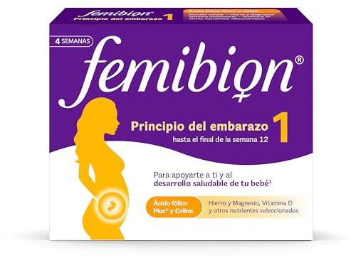 Femibion® 1 complemento alimenticio para el primer trimestre de embarazo, semanas 1-12, Ácido Fólico Plus²