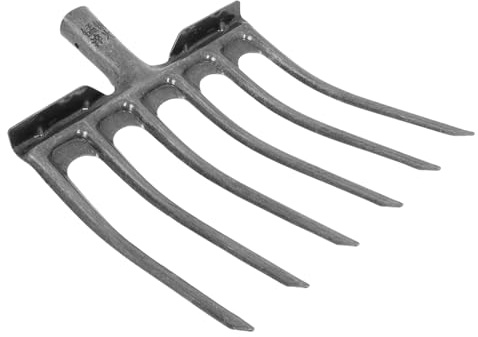 HANABASS Fourche à Bêcher Acier Outil De Jardinage pour Ameublir Le Sol Et Travailler La Terre Accessoire Polyvalent pour Activités Agricoles Jardinage