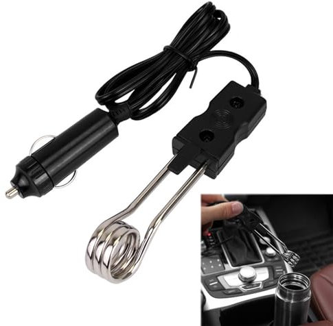 Thermoplongeur Voiture, Chauffe-Eau D'Immersion De Voiture, Chauffe-Eau De Voiture, Mini Chauffe-eau d'immersion Portable Pour Voiture électrique, Réchauffeur d'immersion de Véhicule