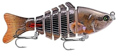 LLMWFA Aparejos de Pesca con Cebo plástico Artificial, señuelo Duro Wobbler sección múltiple 10cm y 15,5g, Crankbaits for Equipo, 1 Unidad(Khaki)