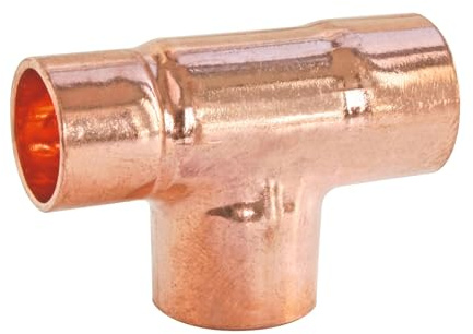 SOMATHERM FOR YOU, Raccord cuivre à souder Té réduit Ø14-14-12 Triple Femelle pour plomberie, conforme NF, idéal pour réseaux d'eau sanitaire et chauffage, installation facile