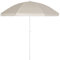 Kingsleeve® Sonnenschirm UV 50+ Tragetasche groß Strandschirm wasserabweisend neigbar höhenverstellbar Erdspieß Balkon Strand Rund Gartenschirm Beige