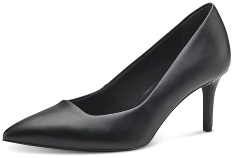 Tamaris Escarpins végétaliens à Talons Aiguilles pour Femme, Noir, 39 EU