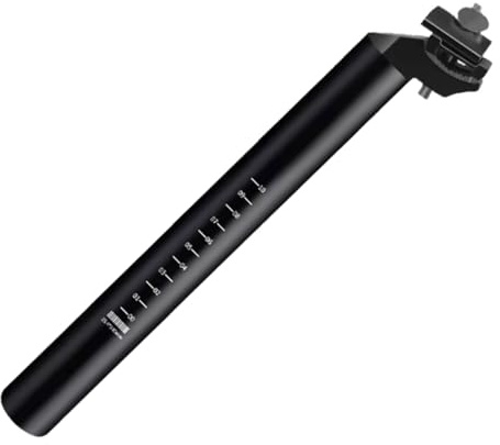JISADER Tubo de Sillín de Bicicleta Ajustable Y Ergonómico, 30.4 mm x 300 mm