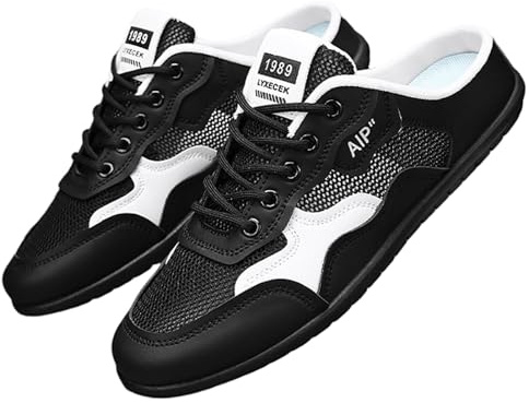 ForceRoute Basket Dos Nu pour Homme,Mules décontractées pour l'été,Chaussures à Enfiler Dos Nu pour Homme Pantoufles,Respirant,Doux,Polyvalent,Antidérapant,Convient aux Occasions décontractées