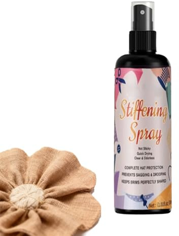 Rinforzo Per All'uncinetto - Spray Indurente Ad Asciugatura Rapida Da 100 Ml, Spray A Forma Di Cappello | Fissatore Di Forme Tessili Soluzione Di Rinforzo Artigianale Per Progetti In Feltro Di