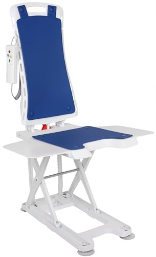Bellavita NOVA - Elevador para bañera (con juego de cubiertas), color azul