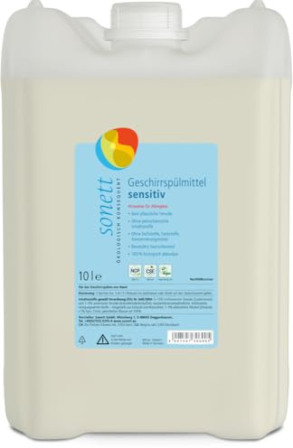 Sonett Détergent vaisselle bio sensible (6 x 10 l)