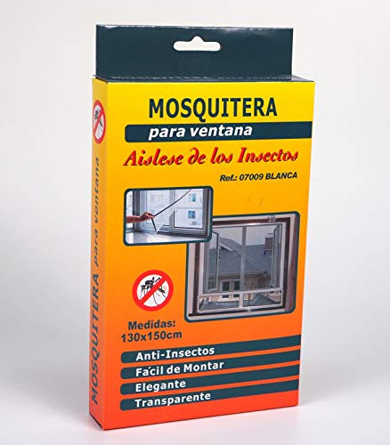 Sanfor | Mosquitera Ventana | Malla Protección Anti-Insectos Moscas | Color Blanco
