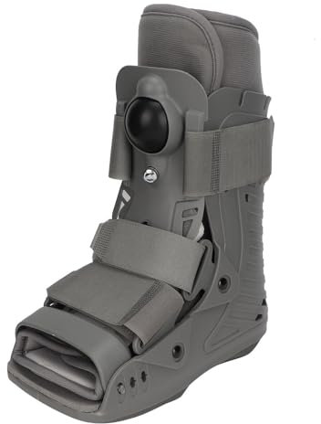Bota Neumática Alta para Caminar, Bota Neumática para Caminar, Protección Ortopédica de Cubierta Completa, Control de Hinchazón, Andador de Aire Corto para Curación, Pie Roto, Esguince de Tobillo (M)