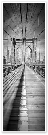 NEW YORK CITY Brooklyn Bridge Panorama Poster