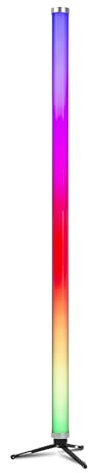 BeamZ Professional Kratos Tubo LED RGBW IP65, 288 LEDs 4 en 1, batería 20 h, WDMX, WiFi, DMX, IR, estroboscopio, control por app, efectos dinámicos para eventos, fiestas y escenarios