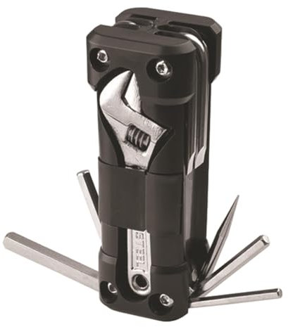 SVCEQZE Motorrad Werkzeuge | Stahl Werkzeug Kit Kombination | Faltbares Fahrrad Werkzeug Zubehör Set, Heavy Duty Motorrad Schraubendreher für Motorrad Camping