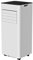 Aire acondicionado portátil Ultra Silencioso y Potente | Hasta 40m² | 7000 BTU=2052 fg | Con mando a distancia | Blanco | Calefactor móvil | 4 Modos con Pantalla LED