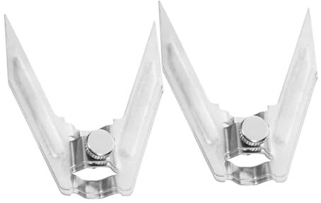 Abaodam 4pezzi Forchette Per Pollo Arrosto in Acciaio Forchette Rotanti Per Forchettone Per Carne e Pollame Accessori Per Barbecue