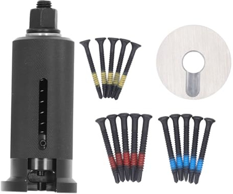 Kit de extractor de cilindros Herramienta extractora de cilindros profesional de acero de aleación con tornillos de 15 piezas para sistemas de alarma y parasoles Extracción de
