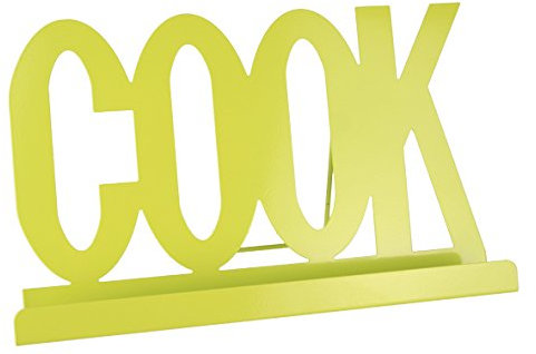 Kochbuchhalter COOK aus Metall - grün