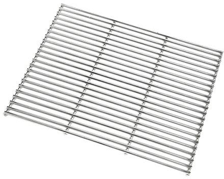 SANTOS Edelstahl-Grillrost - 45x35cm - besonders Robustes Material - hochwertiges Gasgrill-Grillrost - passt zu vielen Gasgrills - Ersatz-Grillgitter